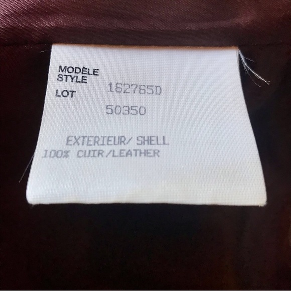 Vintage ADA genuine leather jacket rusty brown with tasseled fringe - Picture 4 of 4